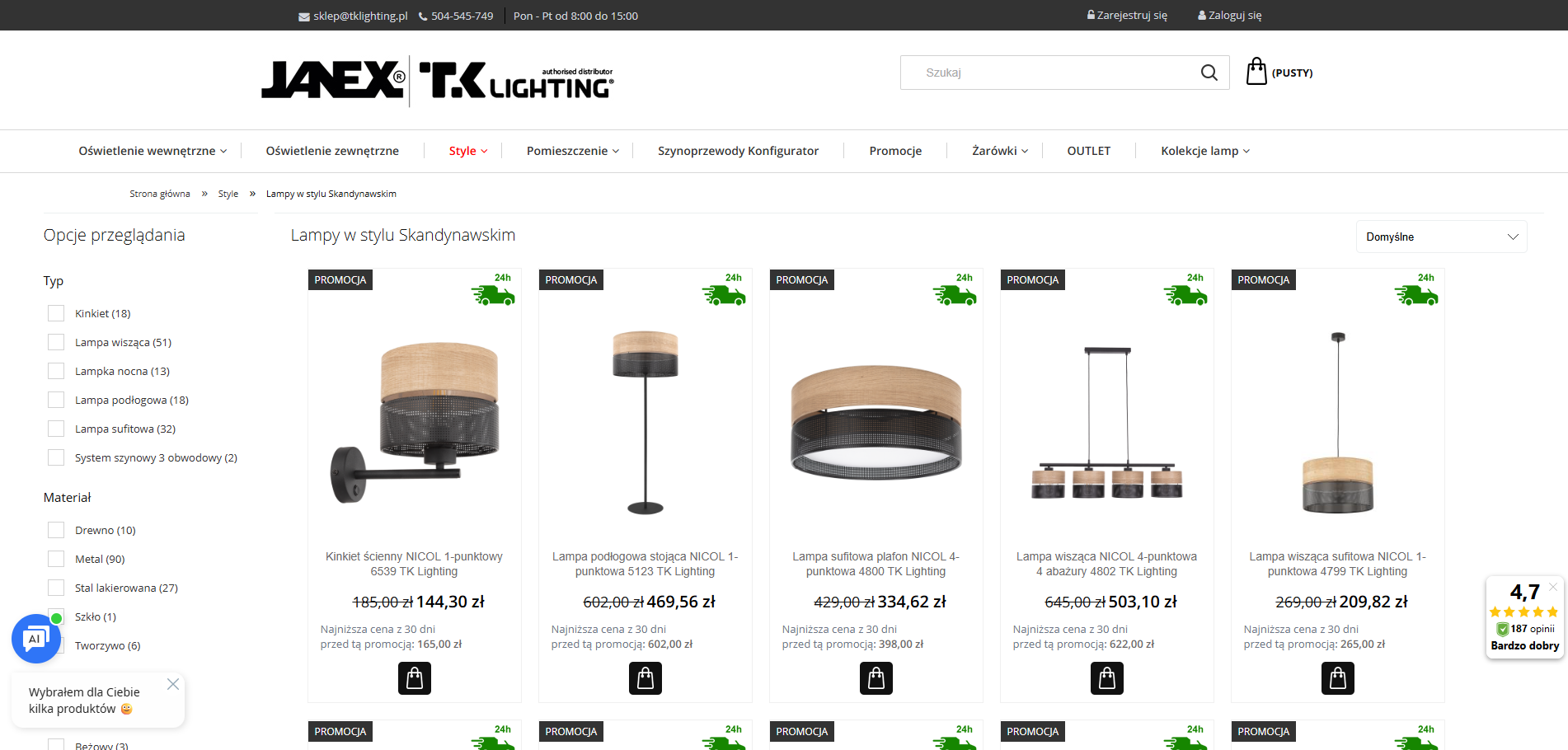 Lampy w stylu skandynawskim do małych mieszkań. Sprawdź, jak optycznie powiększyć przestrzeń