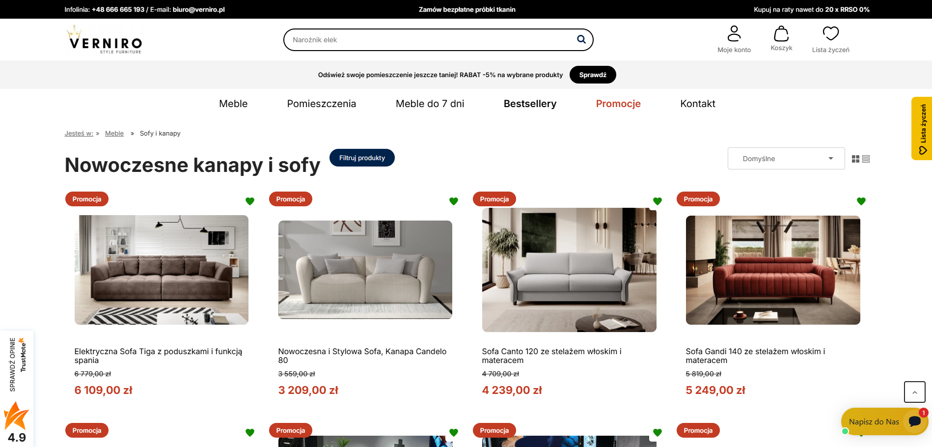 Kanapa w roli głównej - jak zaaranżować salon wokół nowoczesnego mebla wypoczynkowego?