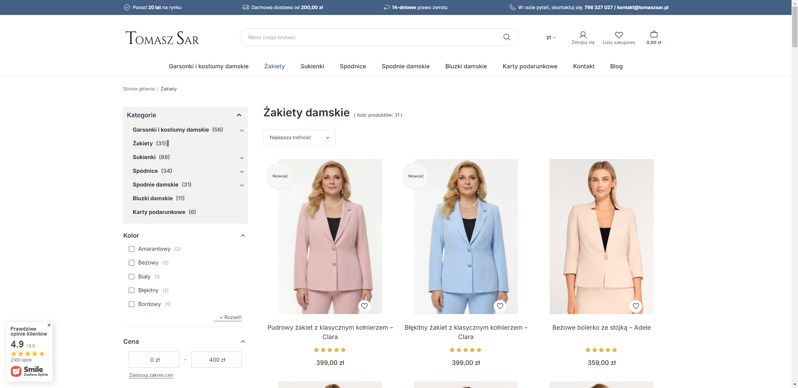 Żakiety damskie na co dzień - jakie fasony pasują do jeansów, sukienek i spodni?