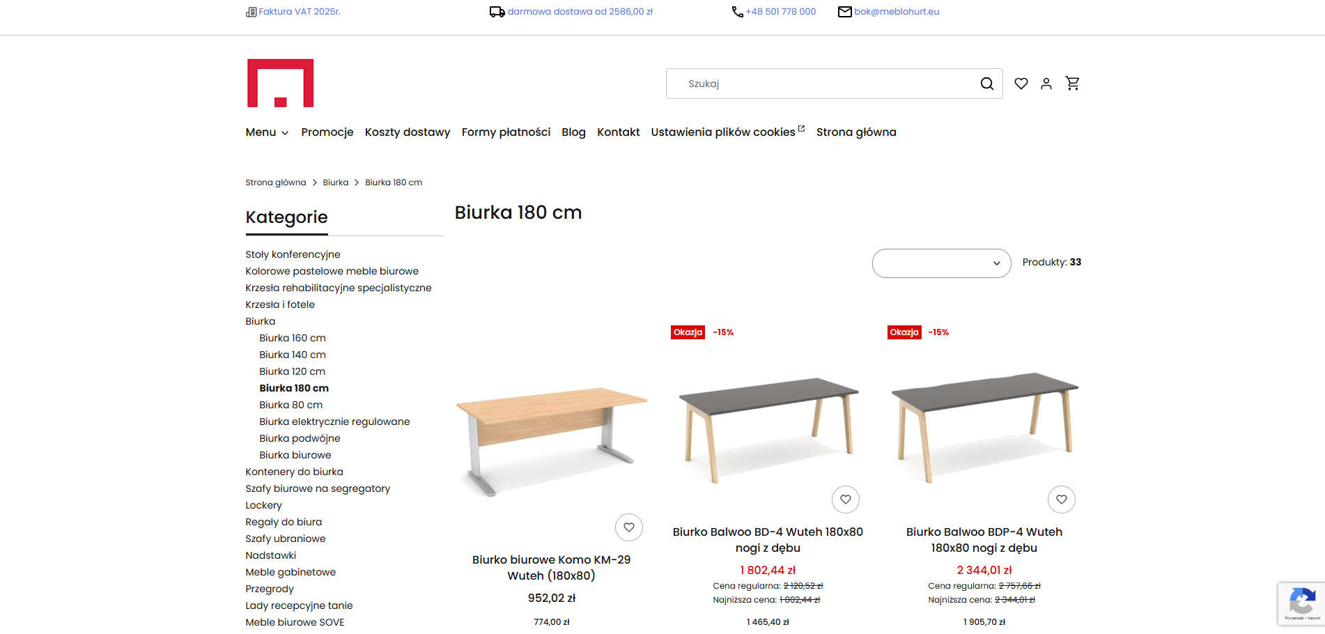 Jak urządzić stanowisko pracy z dużym biurkiem 180 cm?