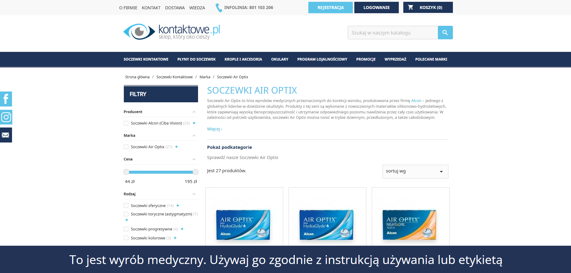 Soczewki Air Optix - komfortowa alternatywa dla okularów